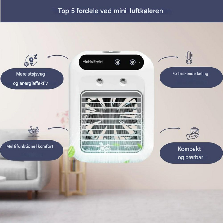 Sommerluftkøler og -diffusor