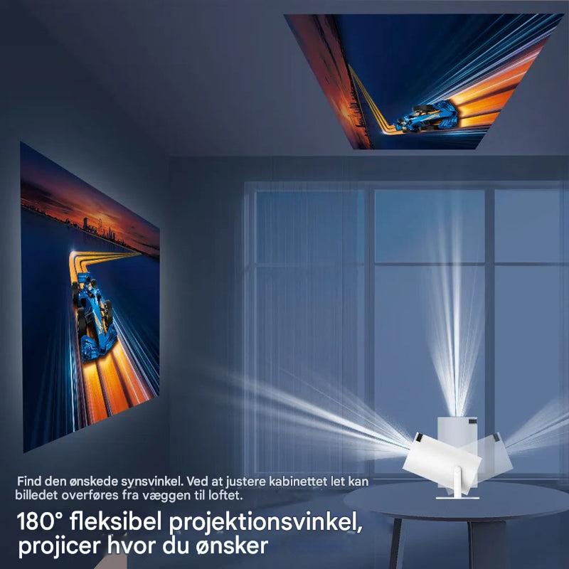 Bærbar udendørs projektor