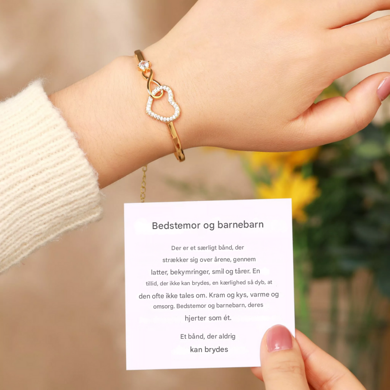 Kvinders Uendelig Hjerte Armbånd