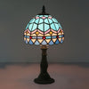 Bordlampe i Tiffany-glas – klassiske linjer i bly
