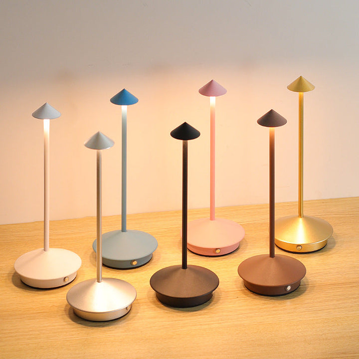 Bordlampe med batteri | Trådløs bordlampe | Dæmpbar touch-lampe | Lunelle