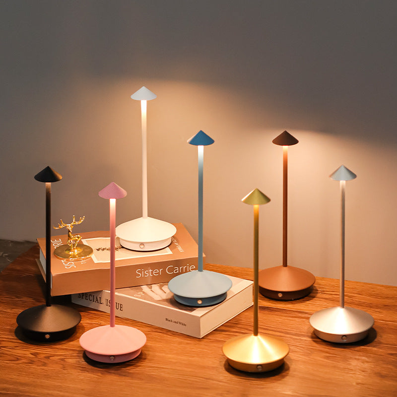 Bordlampe med batteri | Trådløs bordlampe | Dæmpbar touch-lampe | Lunelle