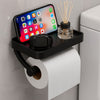 Toiletrulleholder i rustfrit stål | Toiletrulleholder med opbevaringsplads | Toiletrulleholder | Rollix