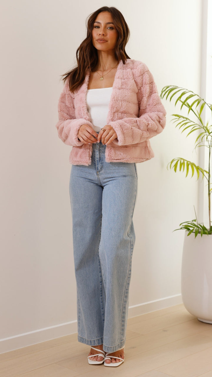 Luksuriøs cropped jakke til kvinder – Veloura