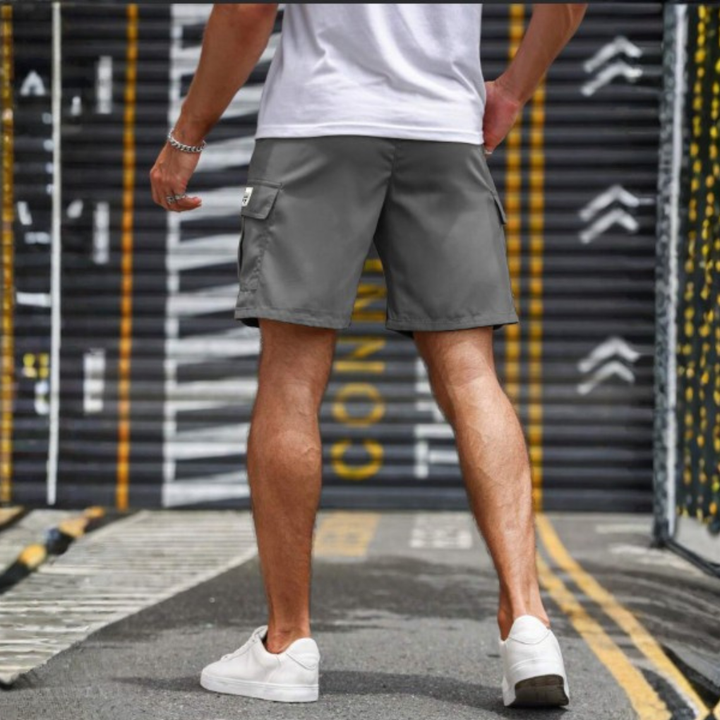 Herre cargo shorts Casual løs pasform shorts
