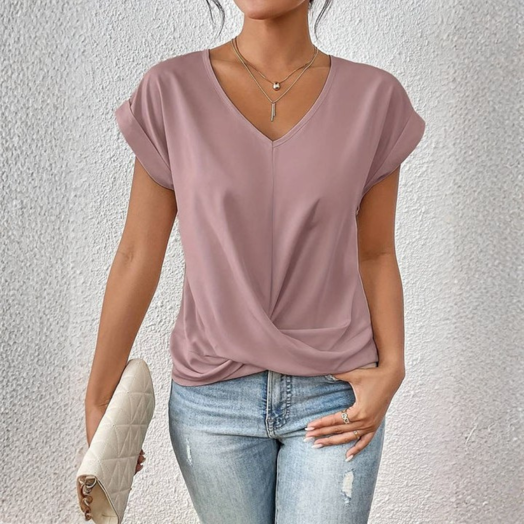Afslappet kortærmet T-shirt