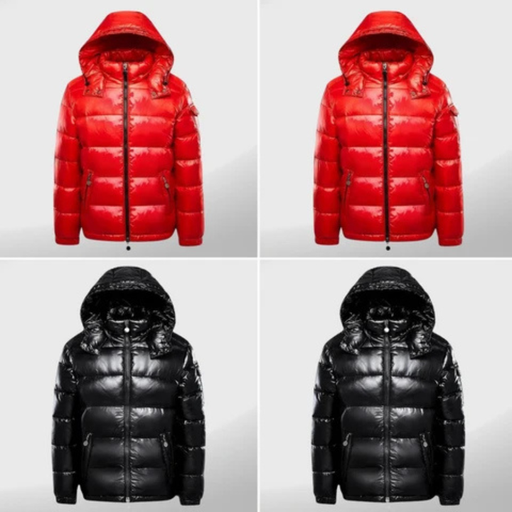 Unisex Puffer Jakke med Hætte Udsalgspris
