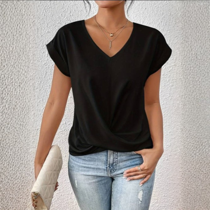 Afslappet kortærmet T-shirt