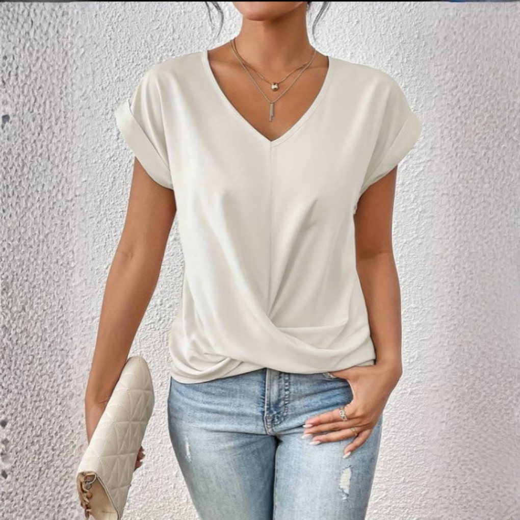 Afslappet kortærmet T-shirt