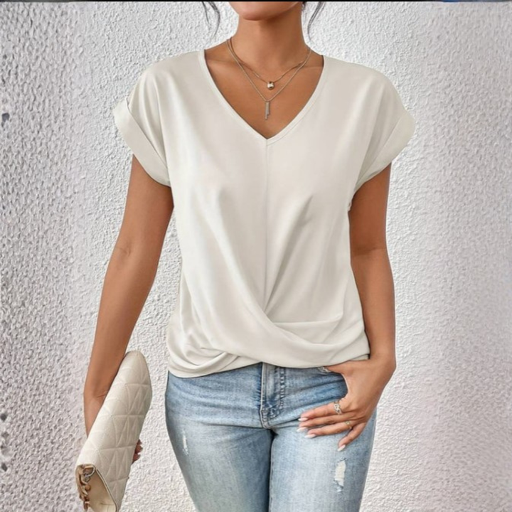 Afslappet kortærmet T-shirt