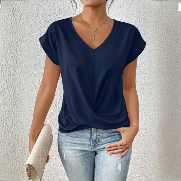 Afslappet kortærmet T-shirt