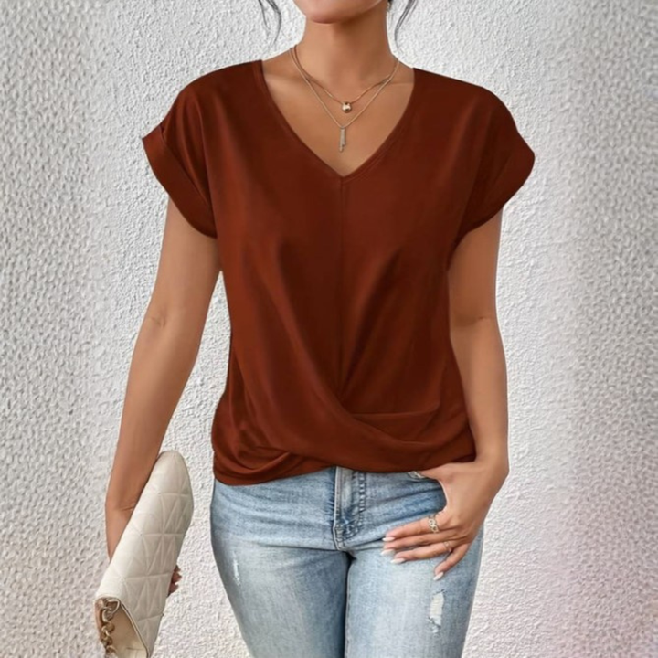 Afslappet kortærmet T-shirt