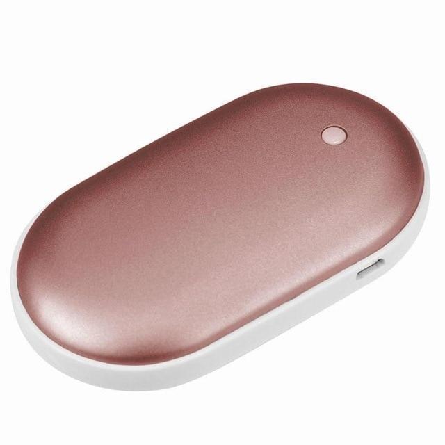 Genopladelig håndvarmer og powerbank, hurtig varme med USB-C-opladning