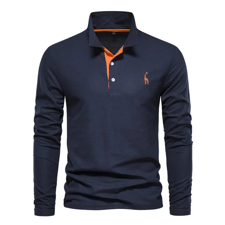Lang-Langærmet Polo Shirt for Mænd