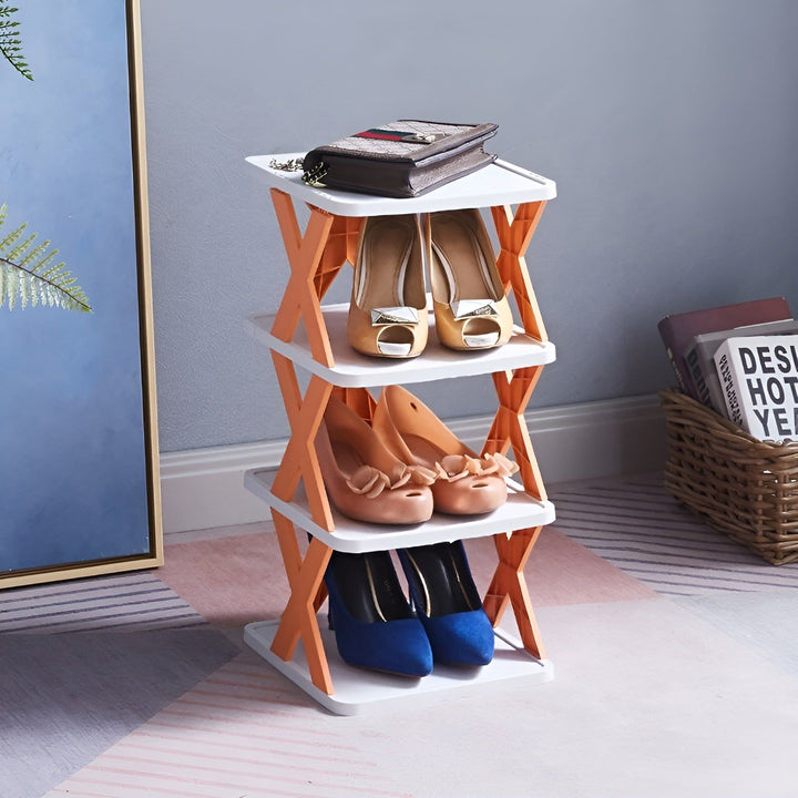 Multifunktionelt og sammenklappeligt skostativ - SpaceSaver