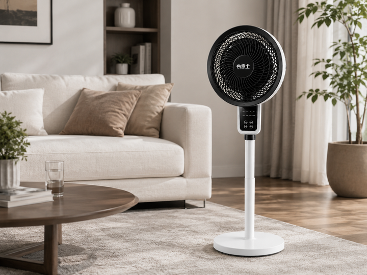 Kraftig justerbar ventilator med fjernbetjening