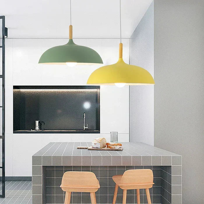 Loftlampe i skandinavisk eg | Moderne og energieffektiv