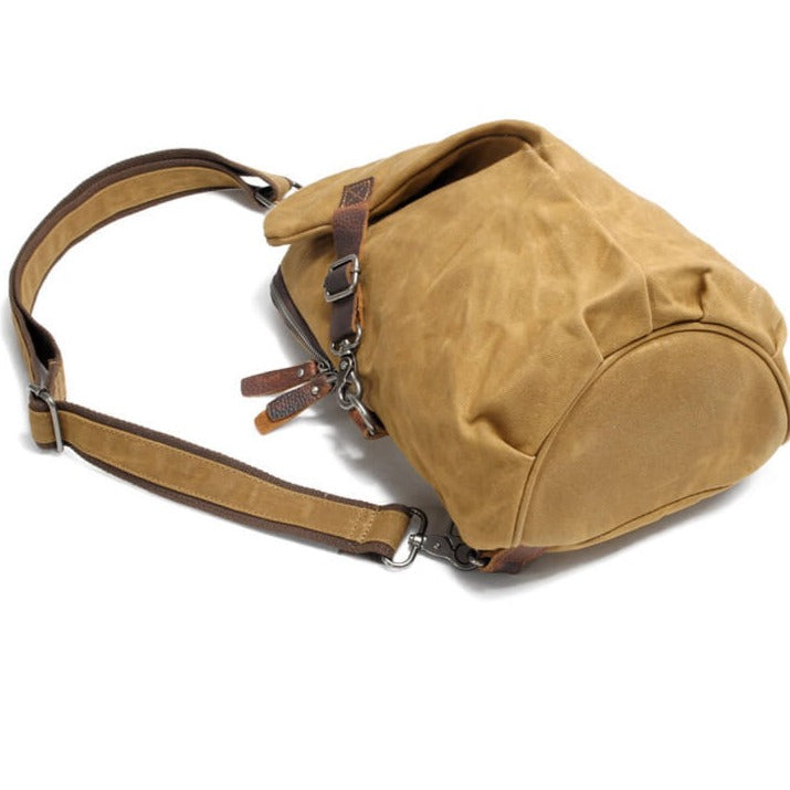 Vandafvisende crossbody-taske i canvas med tyverisikret lomme – MultiWear