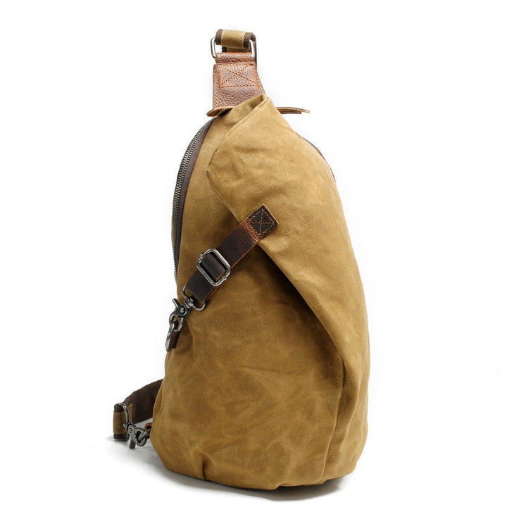 Vandafvisende crossbody-taske i canvas med tyverisikret lomme – MultiWear