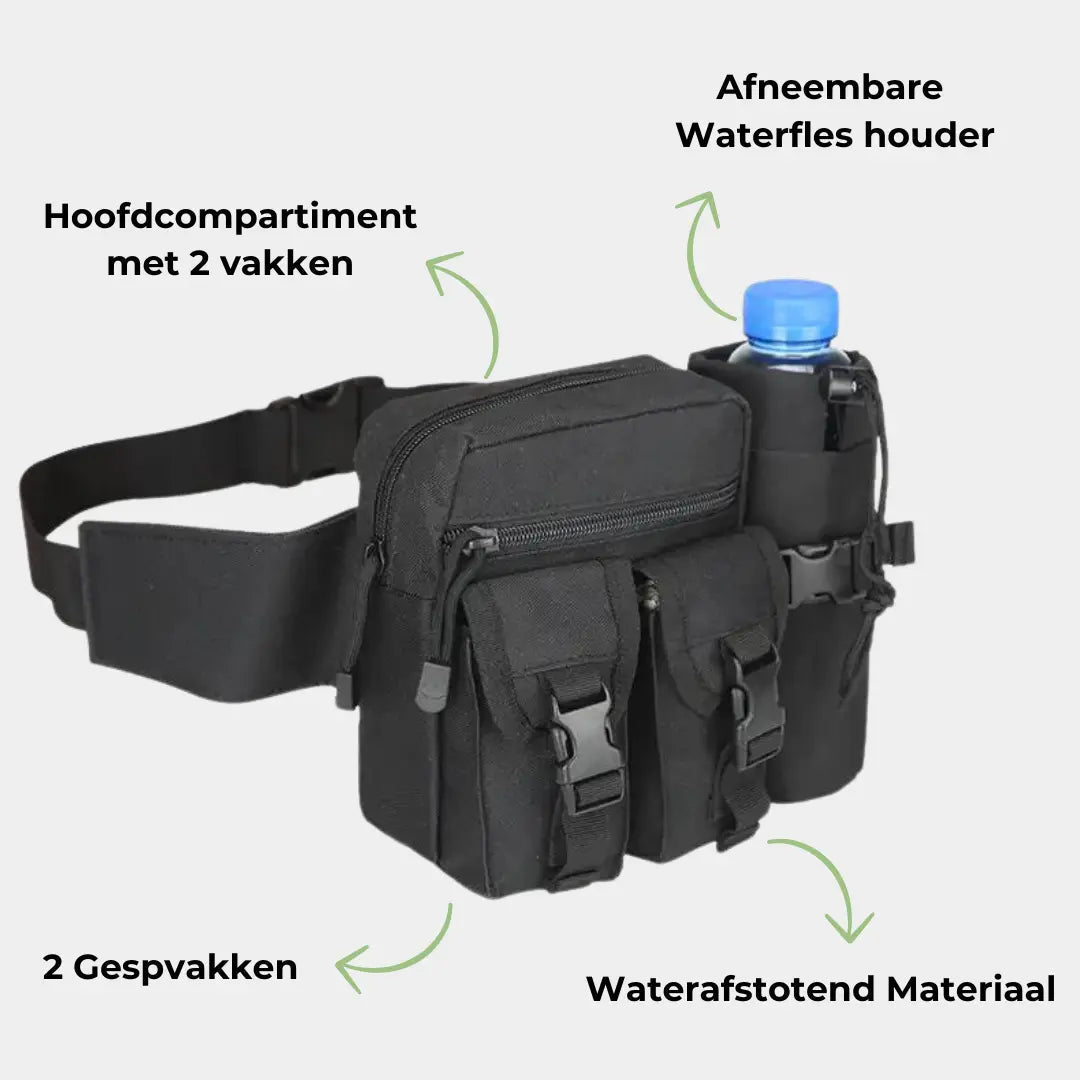 Bæltetaske til vandreture - Vandtæt og holdbar