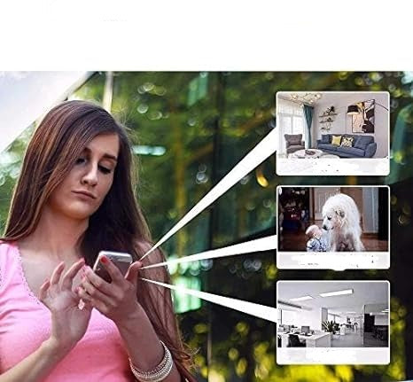 Trådløst mini WiFi-overvågningskamera 1080P Full HD, 8 m infrarød nattesyn, 90 dages batteri, IP65