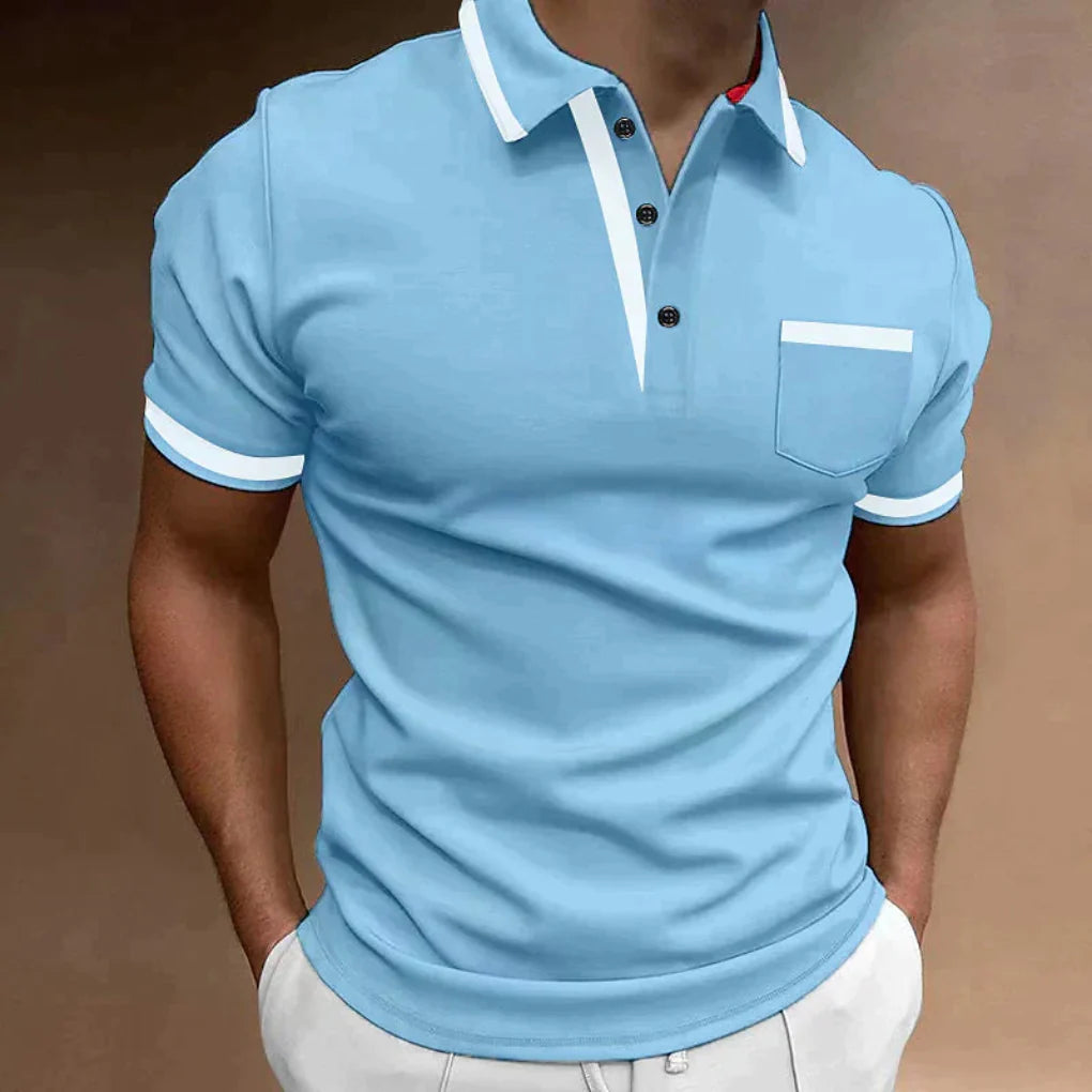 Elegant herrepoloshirt – alsidig og stilfuld