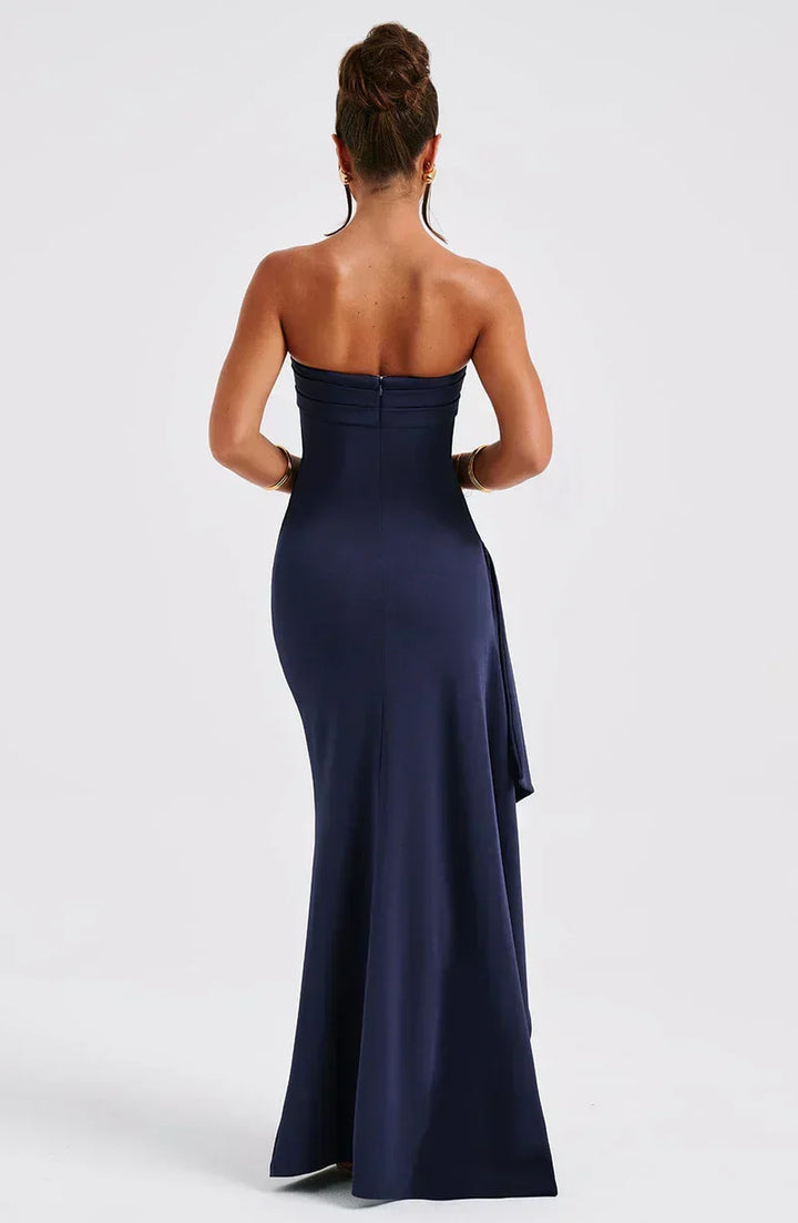 Kvinder er Off-Shoulder Snoet Maxi Kjole