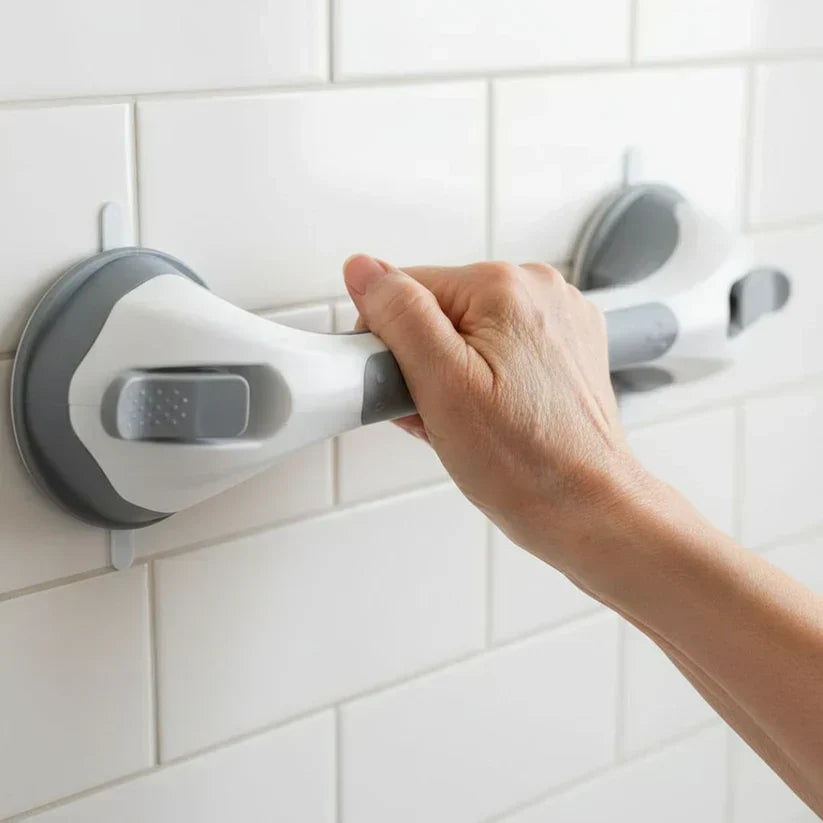 Sugegreb til brusebadet, sikkerhedsgreb til badeværelset uden boring, 15,7 tommer