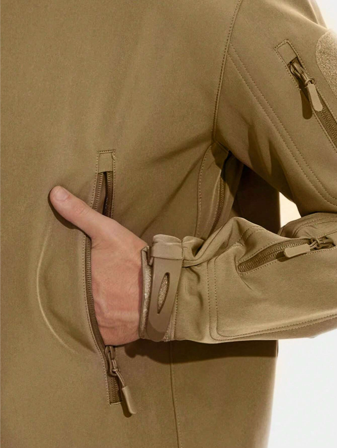 Vandtæt, vindtæt outdoorsæt med jakke og bukser, foret med fleece