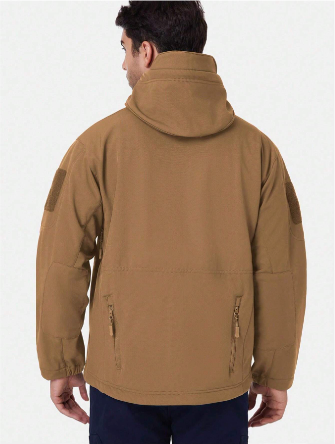 Vandtæt, vindtæt outdoorsæt med jakke og bukser, foret med fleece
