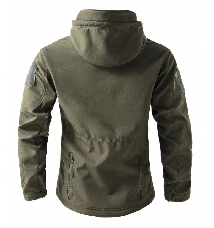 Vandtæt, vindtæt outdoorsæt med jakke og bukser, foret med fleece
